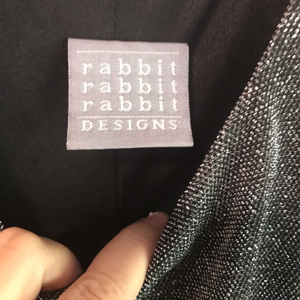 Rabbit Rabbit Rabbit Designs Blk Silver Long Dress - Picture 4 of 6